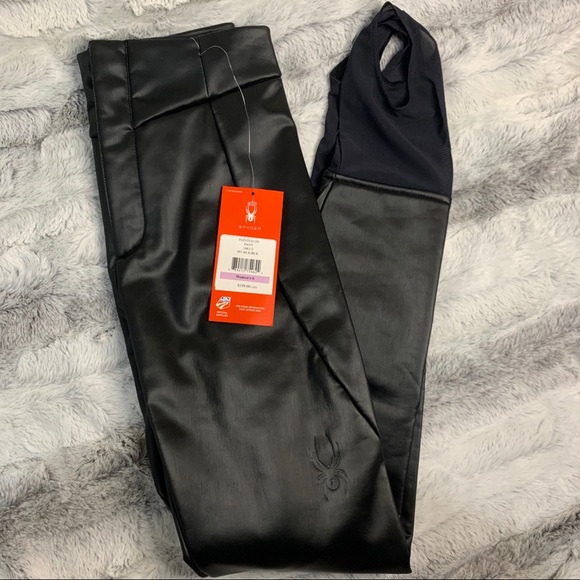 spyder painted on ski pant